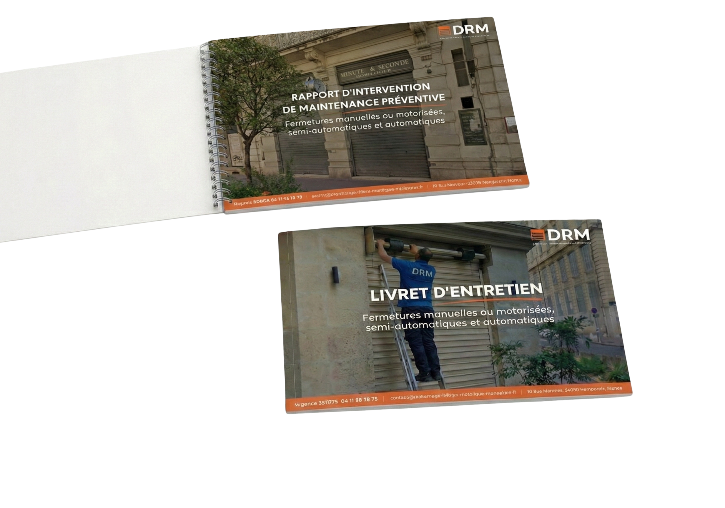 Carnet d'entretien rideau métallique - Document obligatoire