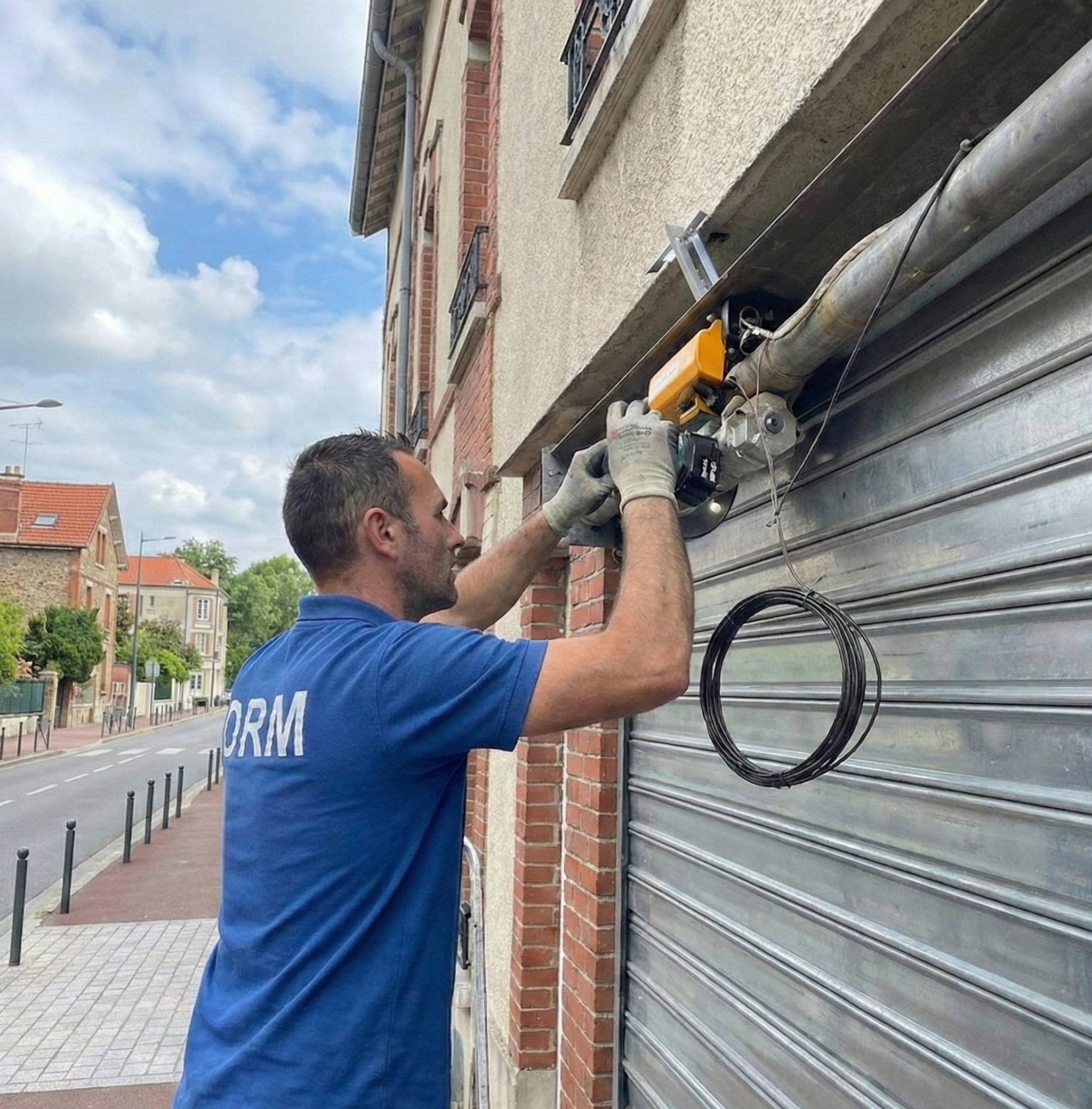 Motorisation rideau métallique Montreuil